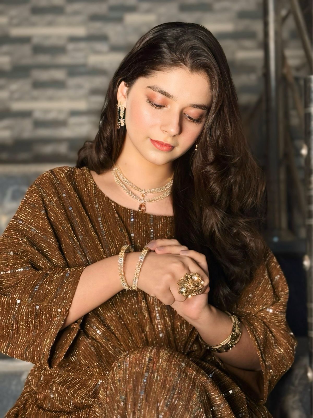 Brown Moonlight Kaftan