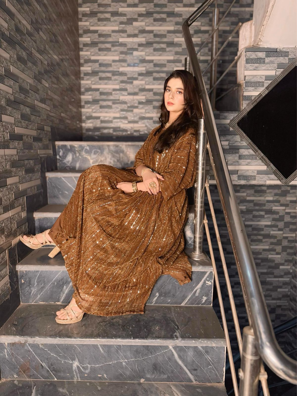 Brown Moonlight Kaftan