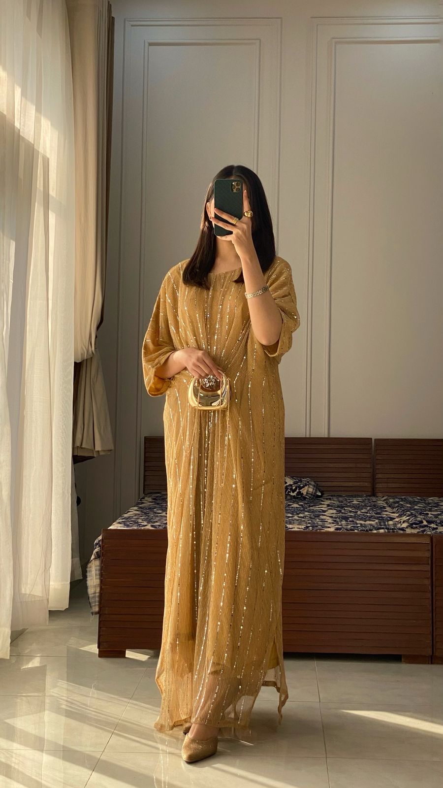 Light golden Moonlight Kaftan