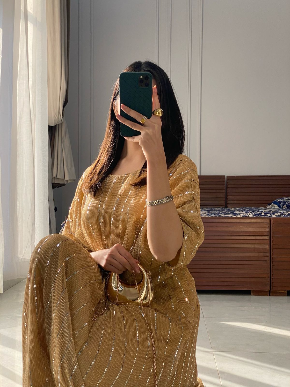 Light golden Moonlight Kaftan