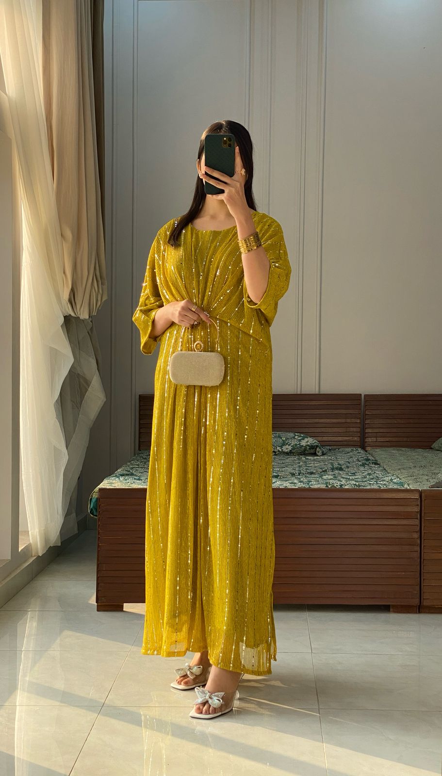 Mehndi Moonlight Kaftan