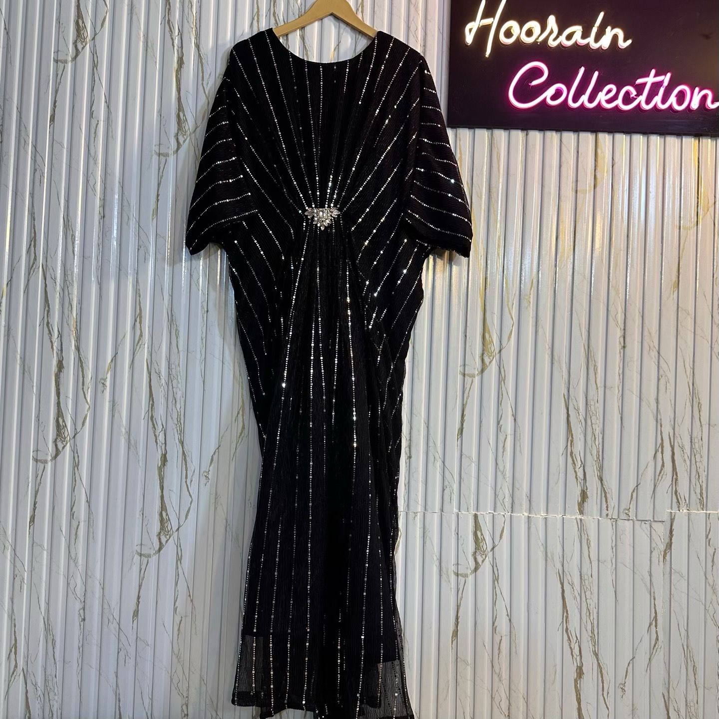 Black Moonlight Kaftan